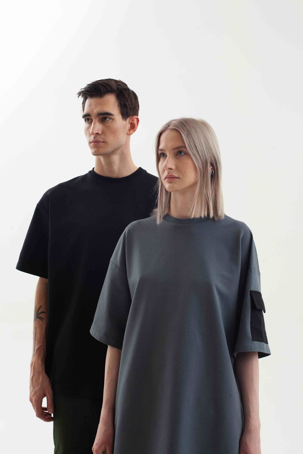 Футболка Outerkit Loose-fit Серая