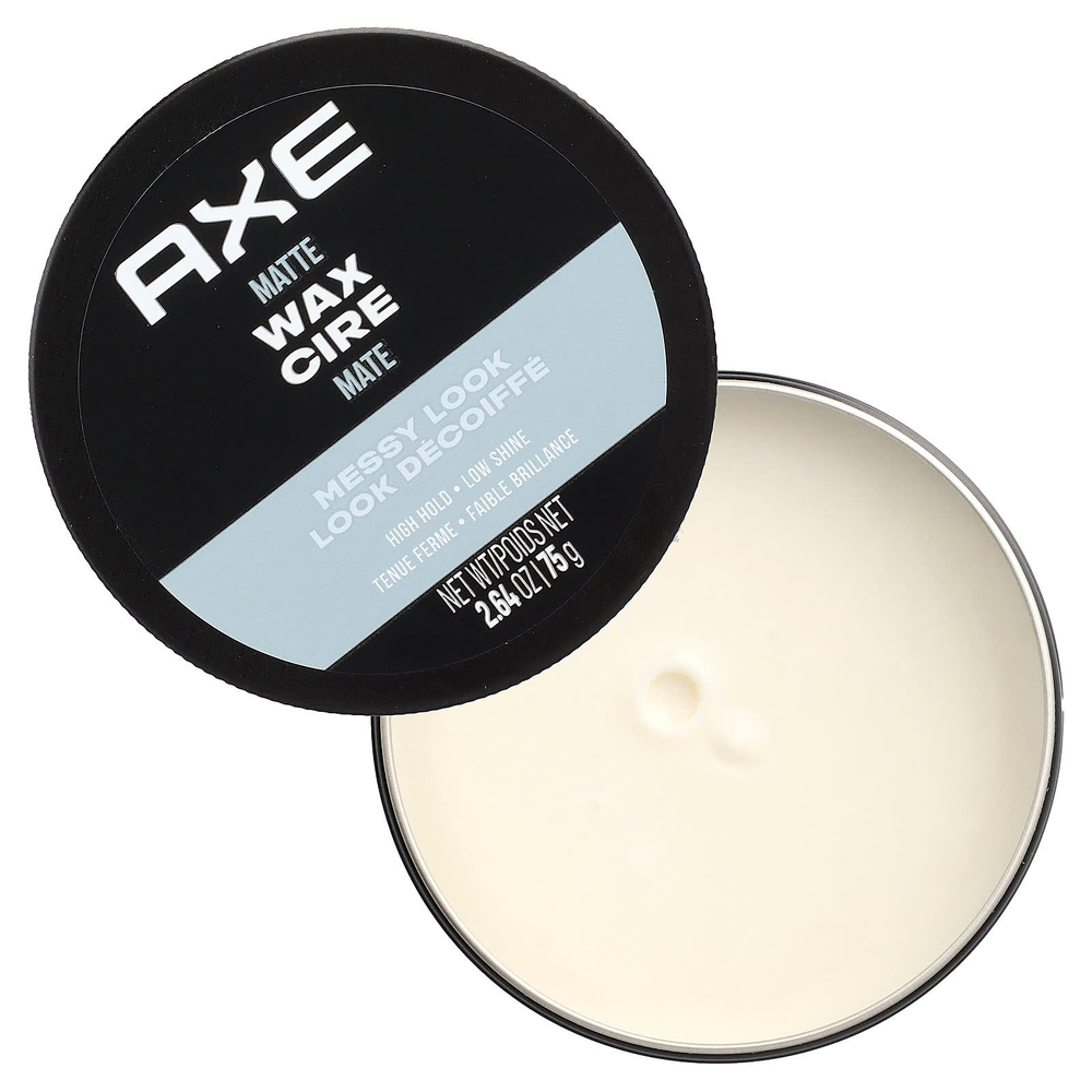 AXE, матовый воск, сильная фиксация, легкий блеск, 75 г (2,64 унции)