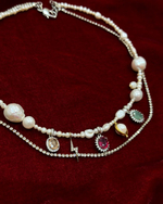 Колье с натуральными камнями