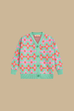 Трикотажный кардиган Pink Flowers / Choo Choo