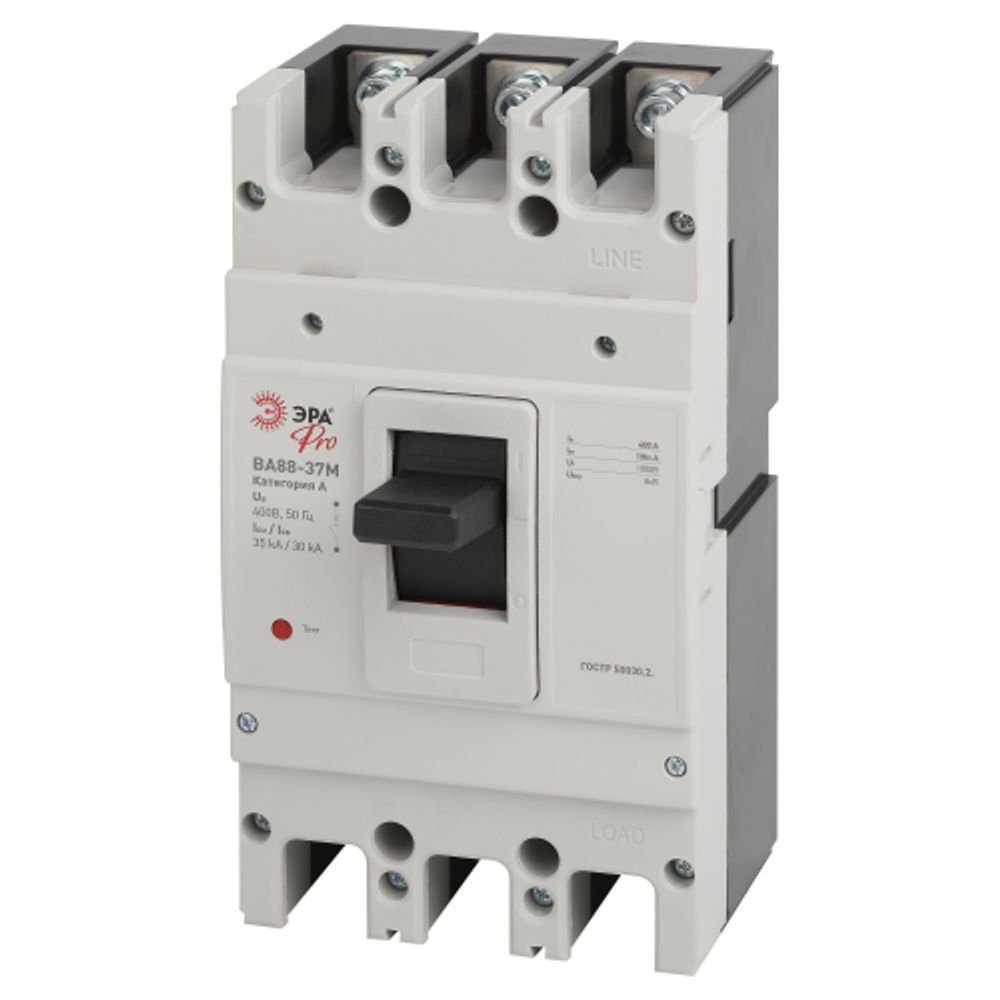 Автоматический выключатель ВА88-40М ЭРА PRO SVA40-3-0400-E 3Р 400А 35кА | Низковольтное оборудование