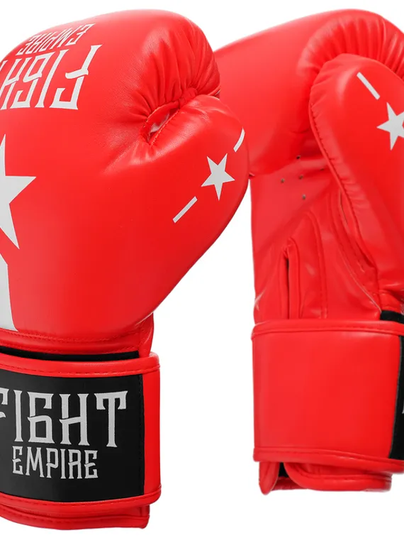 Перчатки боксёрские детские FIGHT EMPIRE, 4 унций, цвет красный