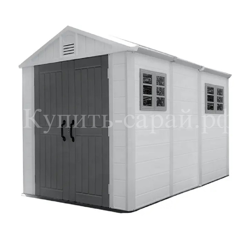 Садовый пластиковый сарай HouzBlock Comfort-3 7,5x11