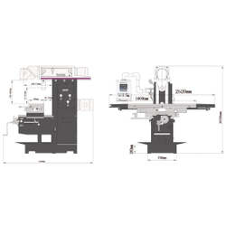 Универсальный фрезерный станок Optimum OPTImill MT 230S