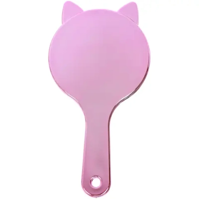 Расчёска массажная зеркальная «КИТИ СЕТ», цвет розовое золото, 19.5*10см (коробка PVS)