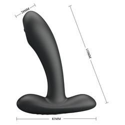 Черный массажер простаты с волновой стимуляцией Remington