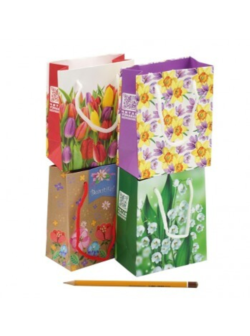 Пакет ламинированный 11 х13,5х6 см в ассортименте, Горчаков