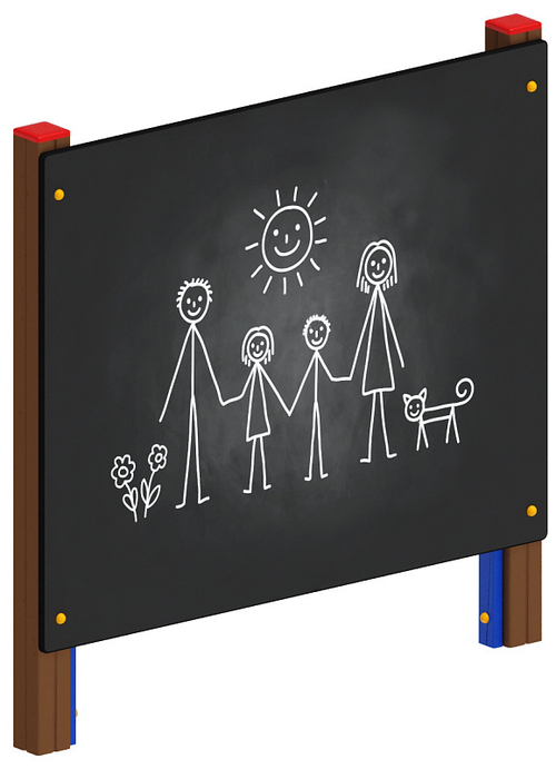 Стенка для рисования - Игровая панель