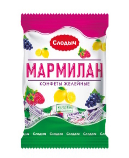 Конфеты желейные "Мармилан Микс" 200г. Слодыч