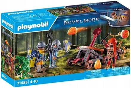Конструктор Playmobil Novelmore - Придорожная засада, дуэль с катапультой - Плеймобиль 71485