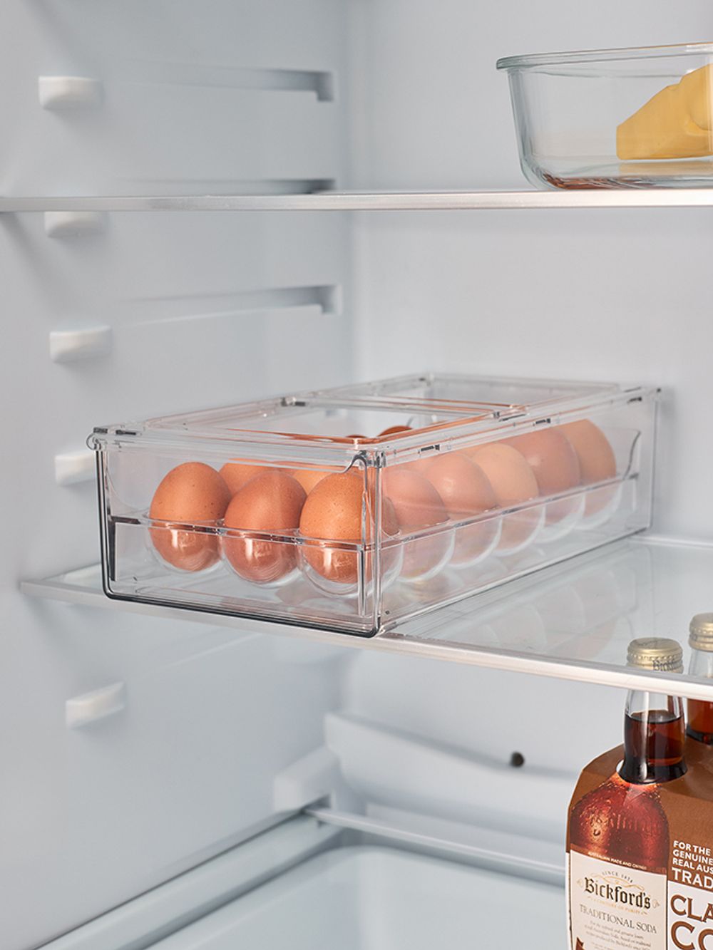 Органайзер для хранения яиц выдвижной Keep In, 18 ячеек