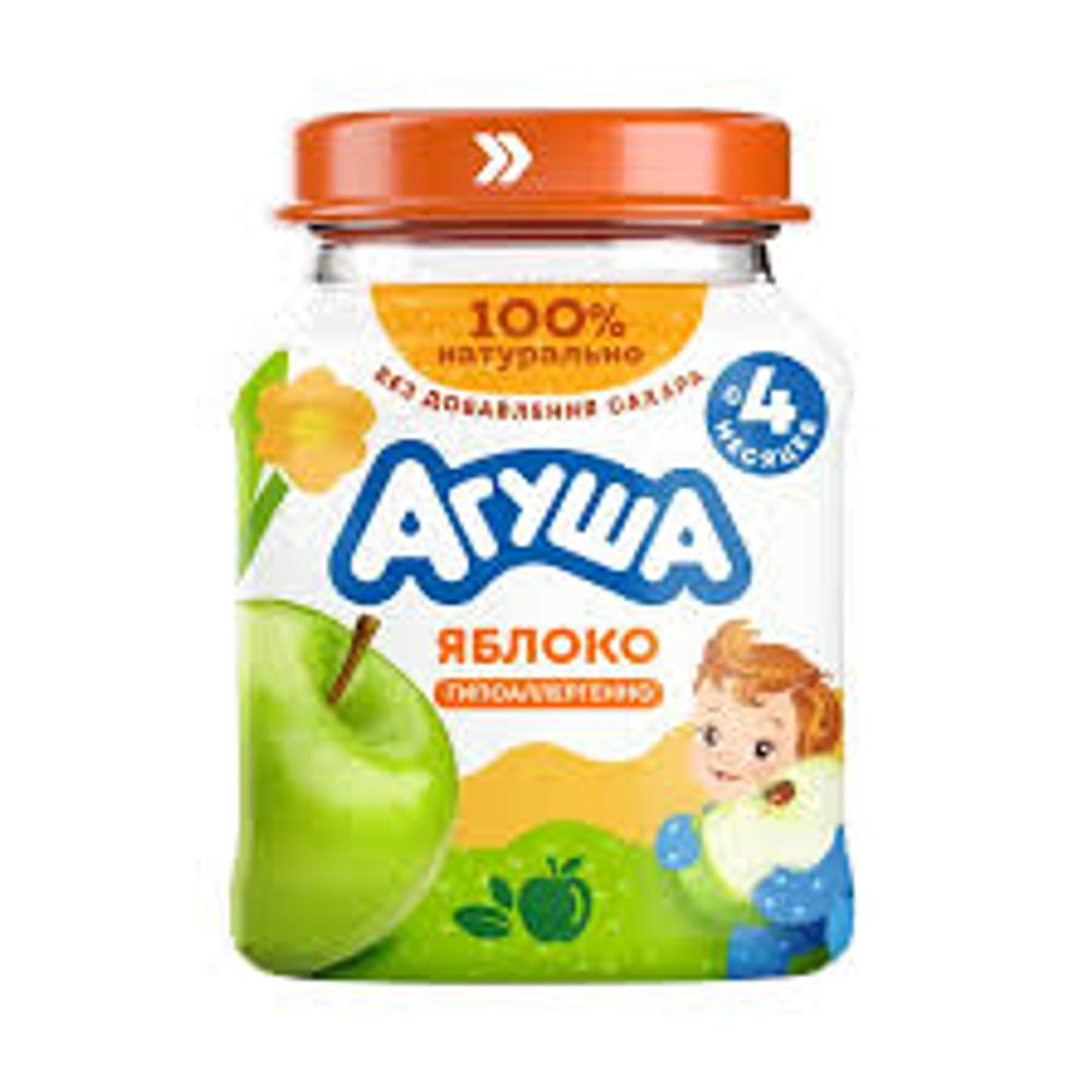 Пюре фруктовое "Агуша" 100гр