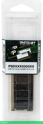 Оперативная память Patriot Signature Line 16GB DDR4 SODIMM PC4-25600 (PSD416G32002S)