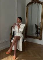 Платье Пятый элемент Розочки, Молочный