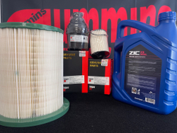Комплект для ТО с маслом ZIC X5 и высоким воздушным фильтром Газель Cummins ISF 2.8
