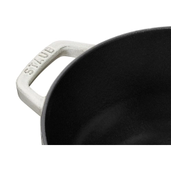STAUB Чугунная кастрюля Cocotte Snowflake 24 см 3,6 л с трюфелями (II сорт)