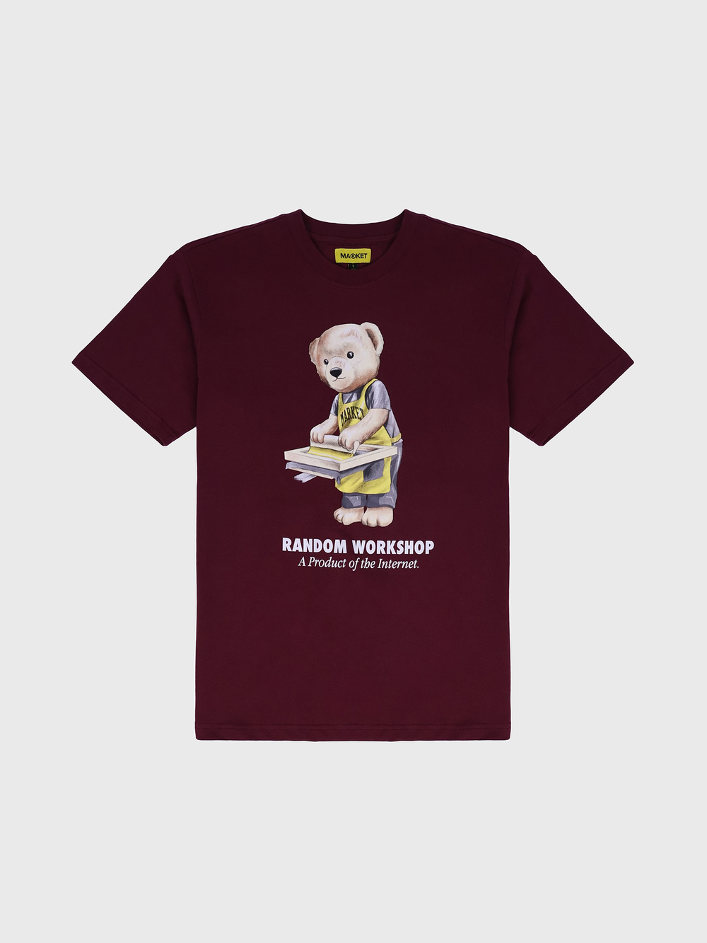 Футболка Market Random Workshop Burgundy