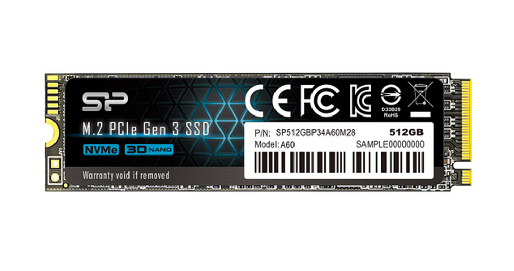 Накопитель SSD M.2 2280 Silicon Power SP512GBP34A60M28