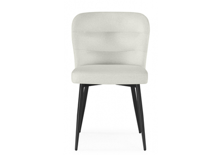 Стул на металлокаркасе Woodville Kilian light beige, black, ножки черные