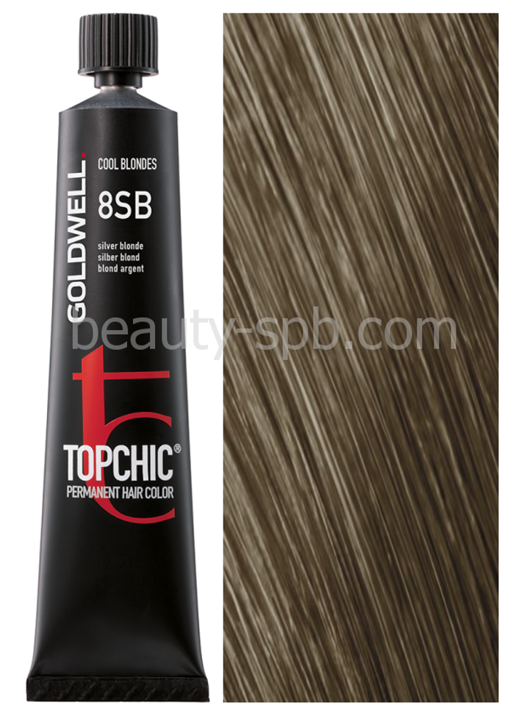 Goldwell Topchic 8SB серебристый блонд 60 мл