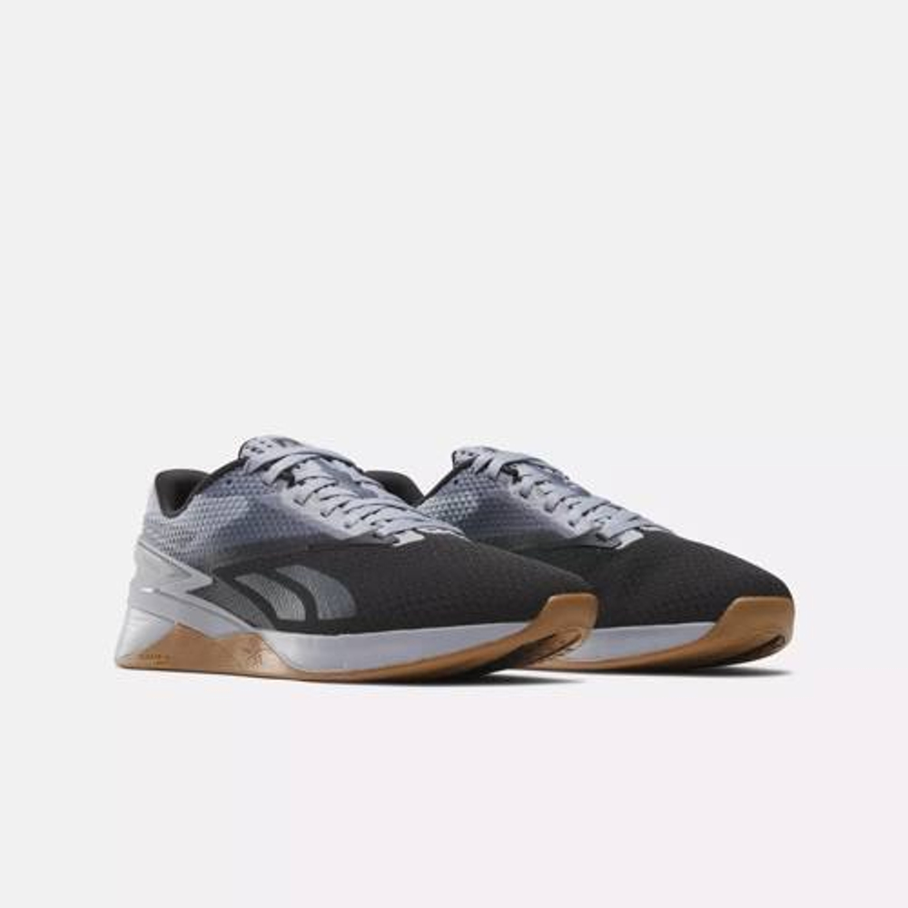 Кроссовки мужские Reebok Nano X3 (Серые)