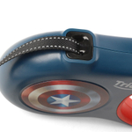 Поводок-рулетка для собак Marvel Капитан Америка M, 5м до 20кг, лента, Triol-Disney