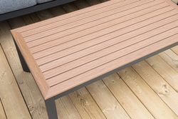 "Лотос" лаунж-зона 5-местная из алюминия, цвет темно-серый