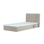 Бескаркасная кровать с матрасом BuySunny (велюр)