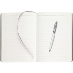 Подарочный набор: Шариковая ручка Parker Jotter K60, цвет: White и Ежедневник  недатированный, серый