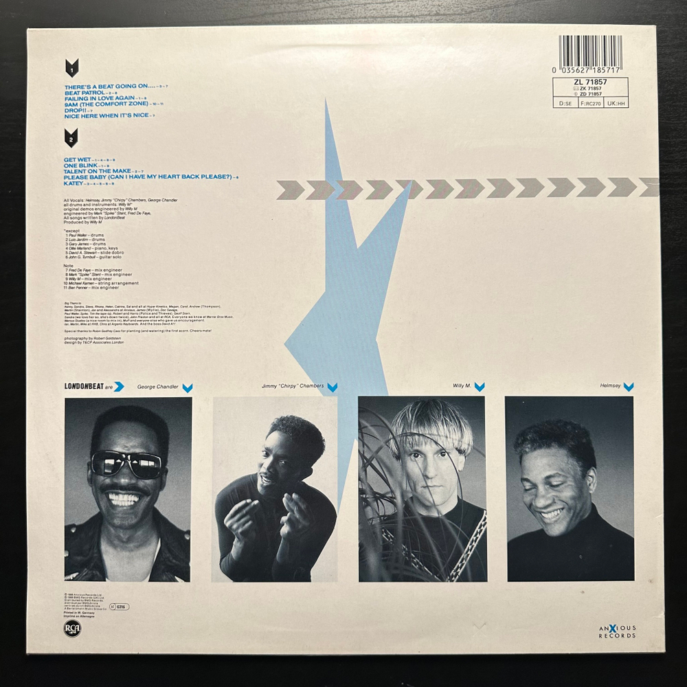 Londonbeat ‎– Speak (Германия 1988г.)