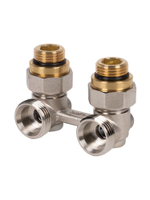 Узел нижнего подключения Royal Thermo угловой 1/2х3/4 ЕК (RTE 07.00002)
