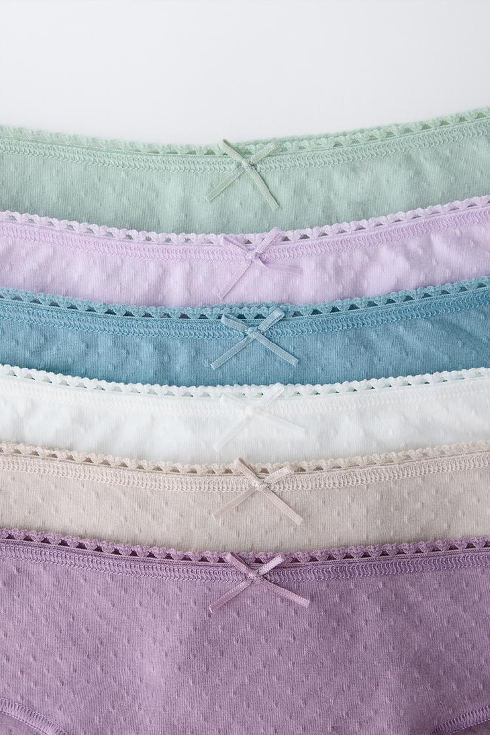 ZARA НАБОР ИЗ ШЕСТИ ТРУСОВ С УЗОРОМ, РАЗНОЦВЕТНЫЙ