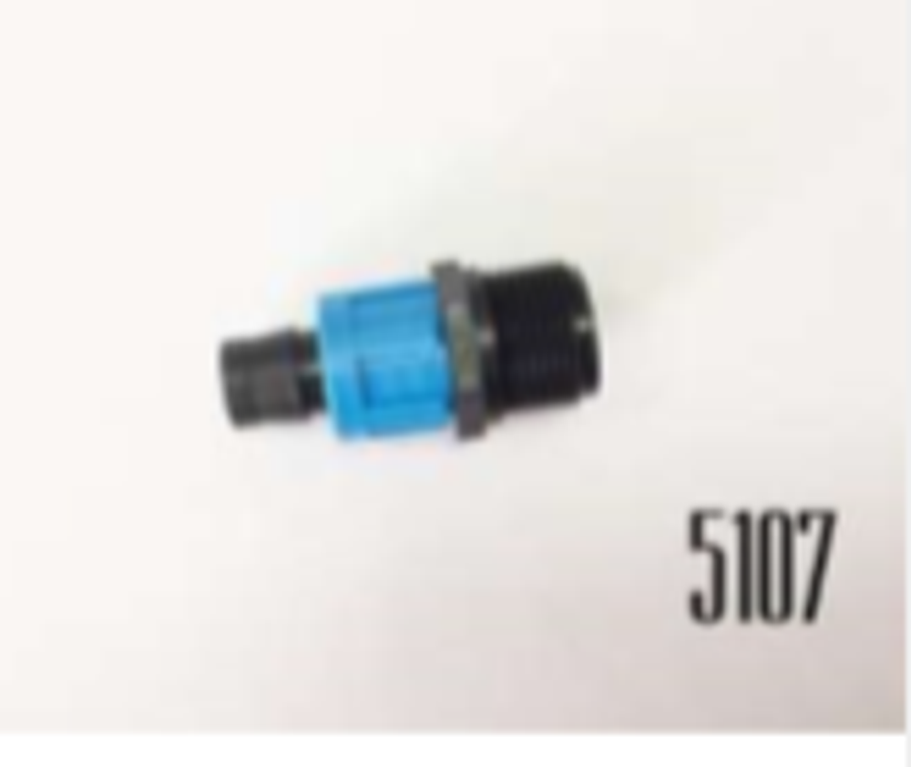 КП 5107 Муфта для ленты с наружней резьбой Ø17х3/4 (100/800шт.)