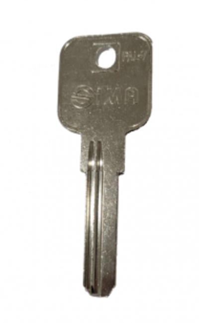 Заготовка ключа Palladium 2J07 2 паза (70-90мм) 82 (PAL-7) (Китай) 14584