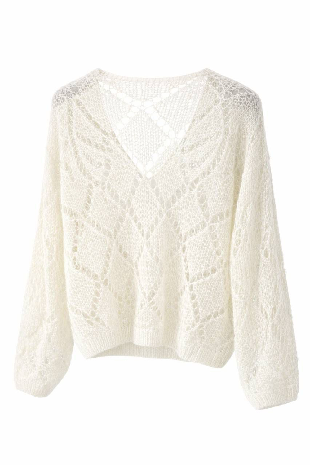 MOHAIR кофта -  белый