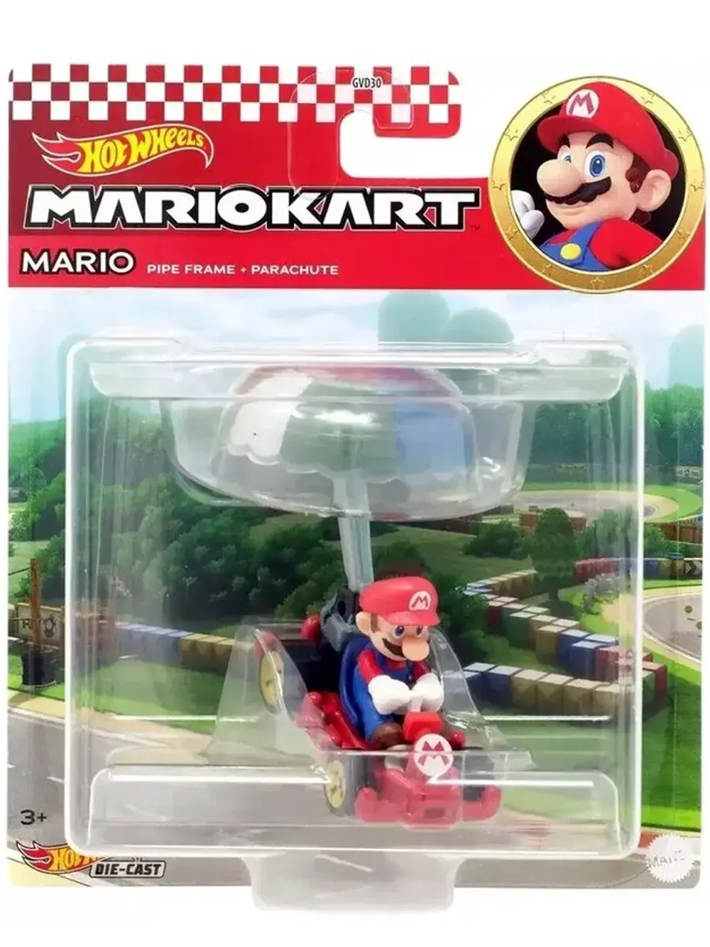 Машинка MarioKart Хот Вилс Mario GVD30 HDB40