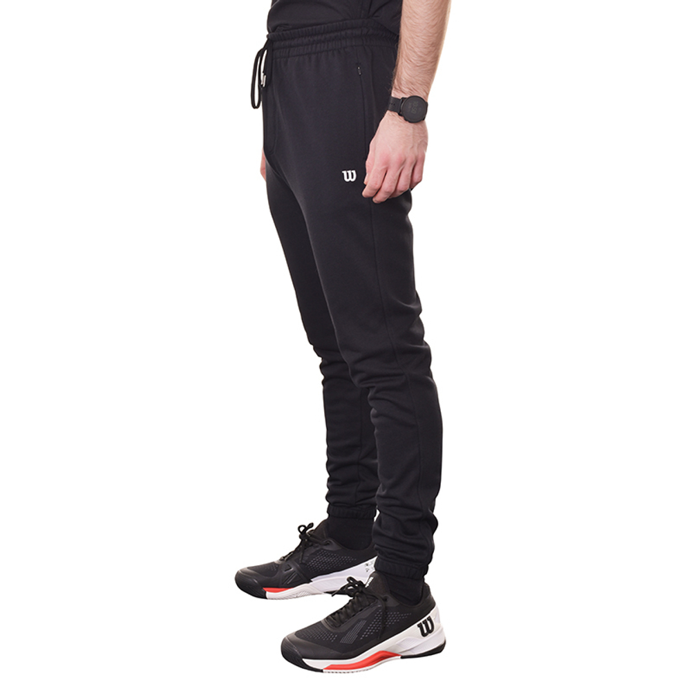 Мужские теннисные штаны Wilson Parkside Jogger - black