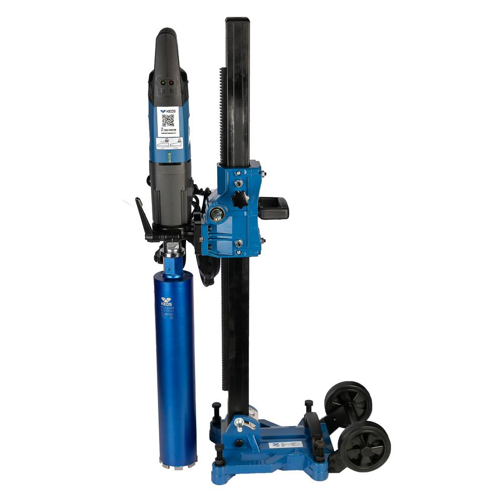 Установка алмазного бурения KEOS KS-180ASET (двигатель KS-180 + стойка с регулировкой KS-250А)