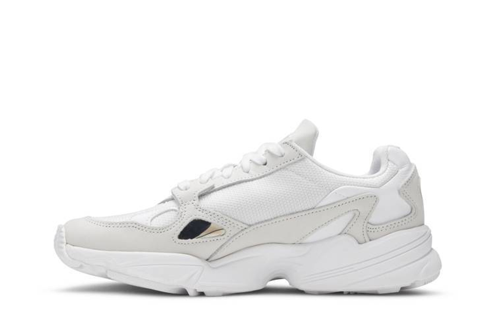 Кроссовки Adidas Originals Falcon Triple White (Женская размерная сетка)