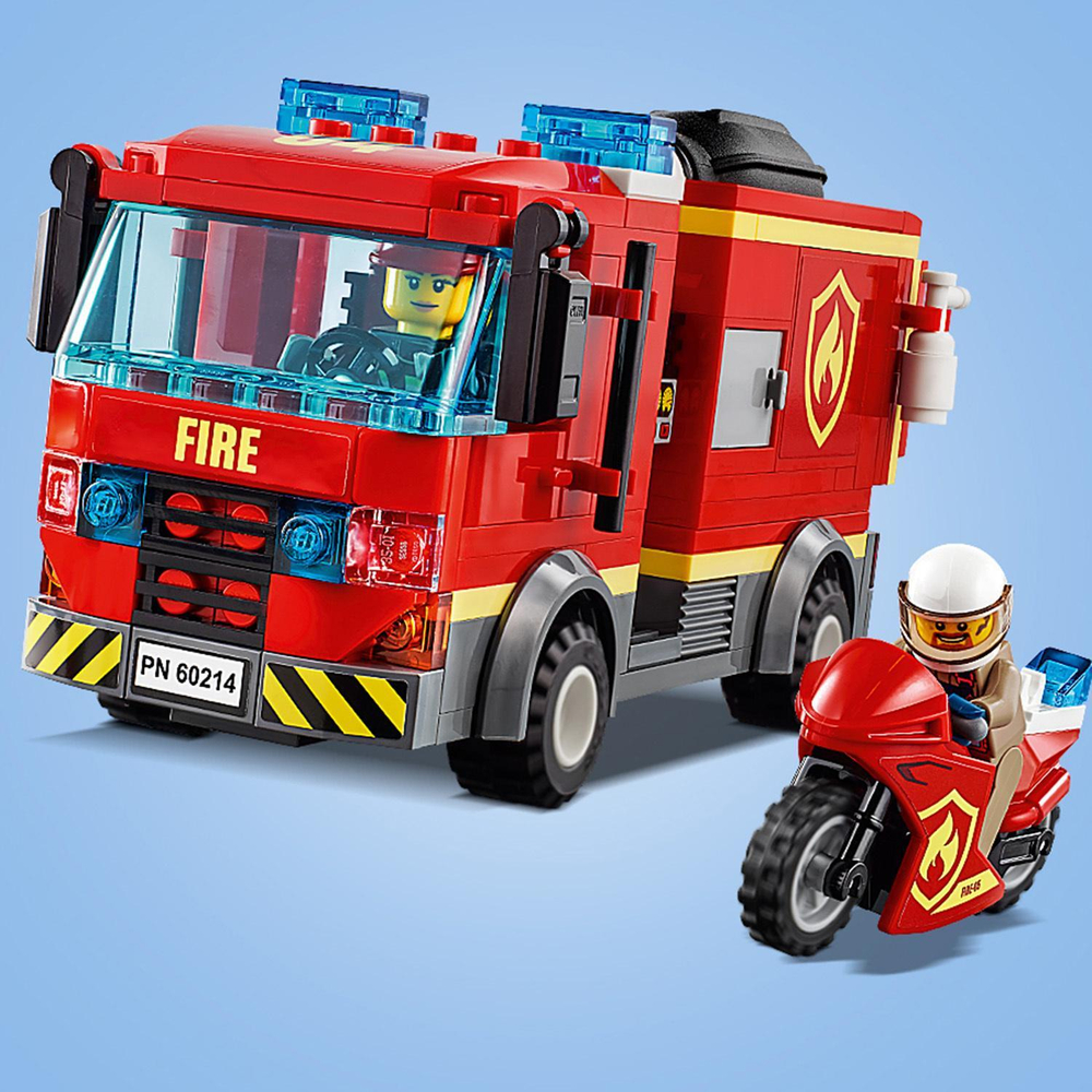 LEGO City: Пожар в бургер-кафе 60214 — Burger Bar Fire Rescue — Лего Сити Город