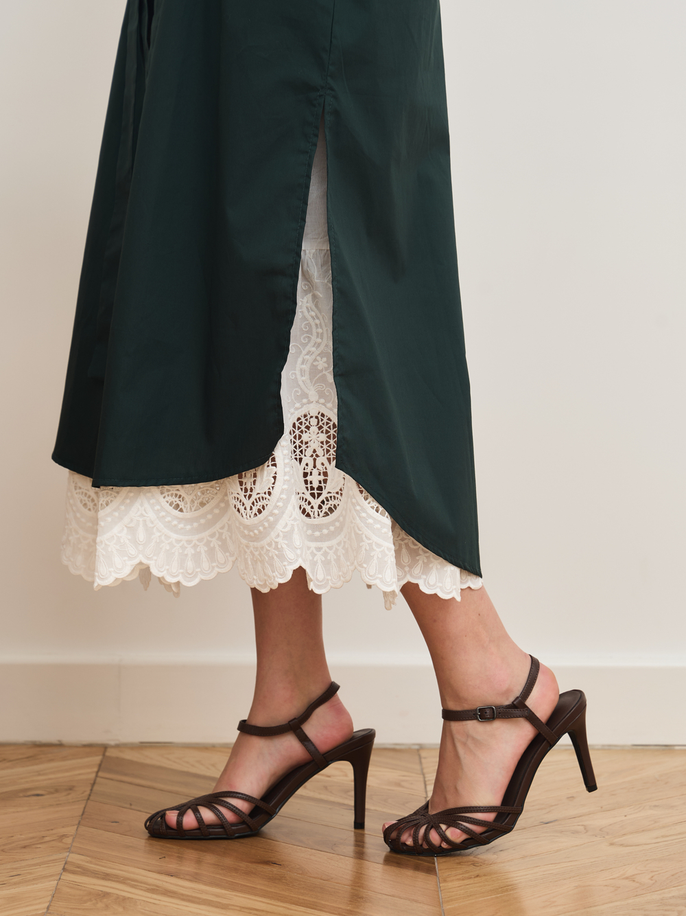 Платье кимоно ажурное