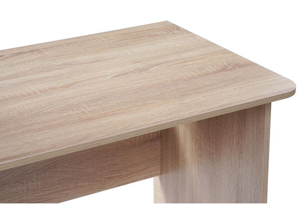 Компьютерный стол КСТ-14Л 140х123,5х182,8 левый дуб сонома / белый