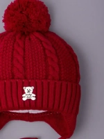 Шапка вязаная демисезонная для детей