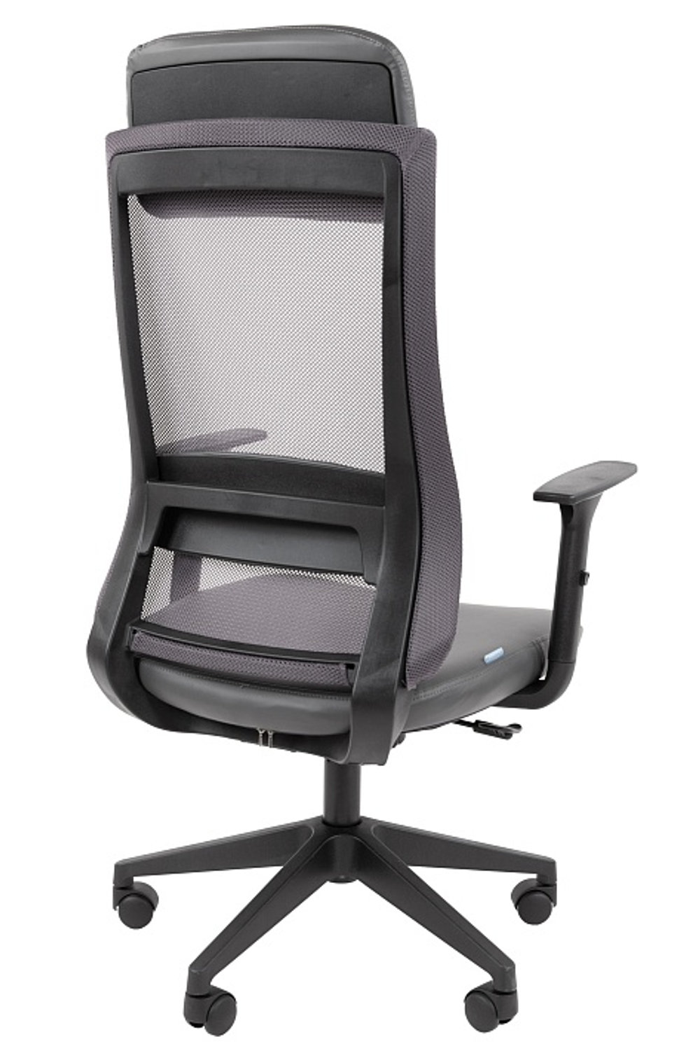 Офисное кресло CHAIRMAN 500 LT с подголовником, экокожа/сетка