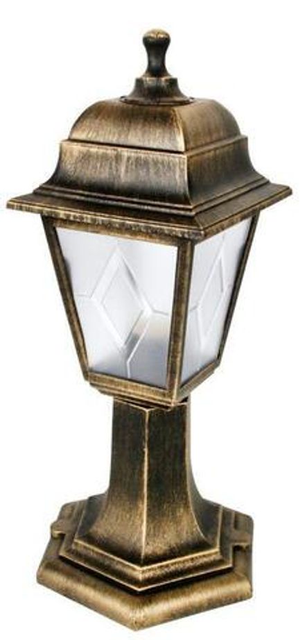 Светильник садово-парковый PP4204 C64 НТУ 04-60-001 У1 "Оскар" 4-гран. пласт. +пласт. черн. бронза Camelion 13840