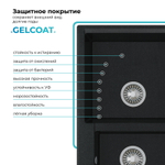Мойка POLYGRAN BRIG-772 черный №16