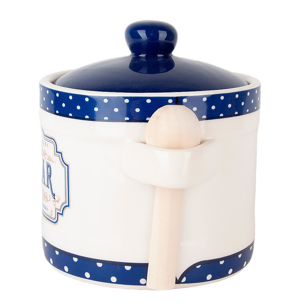 Банка для сыпучих продуктов + ложка " " 11,5х9,5х11,5см v=450мл (подарочная упаковка)