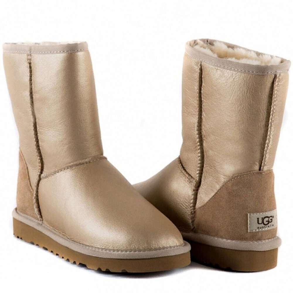 Угги Classic Short Soft Gold