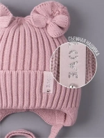 Шапка вязаная демисезонная для девочки