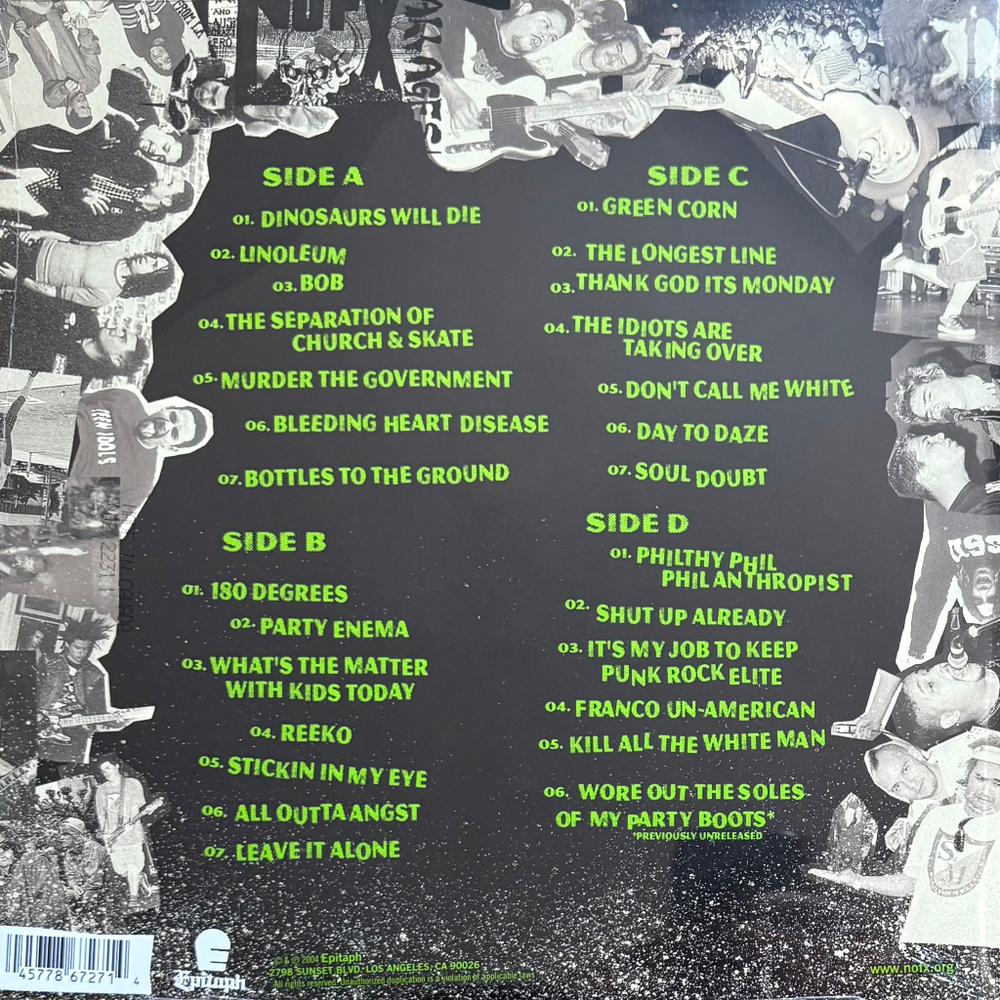 Виниловая пластинка NOFX ‎– The Greatest Songs Ever Written 2LP